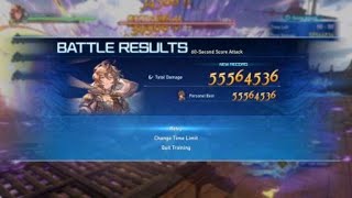 Sandalphon 55 Million No Glass CannonGranblue Fantasy Relink [upl. by Nomolas]