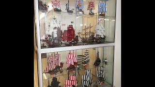 Complete Lego Pirates Ship Collection every single one Minifig scale 1978  2017 [upl. by Zitvaa]