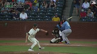 Wyatt Langford homers in last Hickory bow [upl. by Hughie65]