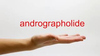 How to Pronounce andrographolide  American English [upl. by Mattah942]