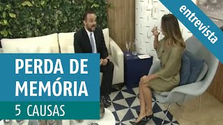 5 causas que podem levar à perda de memória Entrevista Rede Vida [upl. by Hgielar754]