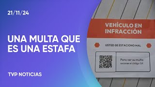 Nueva modalidad de estafa con QR ahora multas truchas [upl. by Blaise]