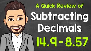 Subtracting Decimals Explained A StepByStep Review  Understanding Decimal Subtraction [upl. by Gurolinick]