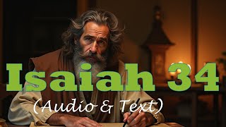 Isaiah 34  KJV AUDIO BIBLE With Text amp Images [upl. by Renruojos]