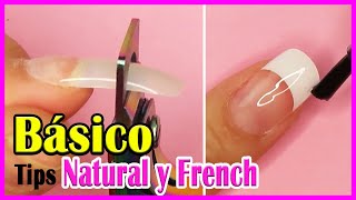 0521Aprende a hacer Uñas ACRÍLICAS para PRINCIPIANTES 😍 TIPS NATURAL Y FRENCH Paso a Paso [upl. by Lathrop]