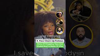 K Foxx Clears Up Famous Story Of Her Stopping Tony Yayo And DJ Khaled Beef In The Name Of 2Pac [upl. by Malory670]