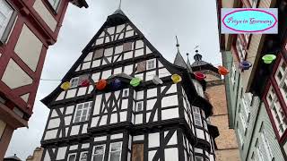 Alsfeld Germany  A wonderful town with great ancient architecture [upl. by Amuwkuhc]