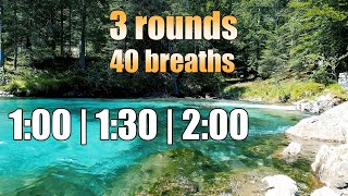 Guided Breathing  3 rounds of Wim Hof Breath Exercise [upl. by Einner]