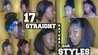 17 NATURAL HAIRSTYLES for Short Naural Hair [upl. by Ettenhoj]