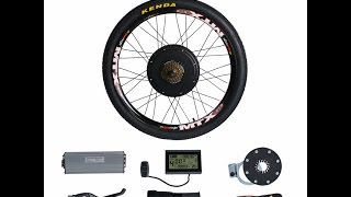 Passion ebike Newest 26 inch 29inch 48V 1500W rear hub motor  bike conversion kit user manual [upl. by Salas]