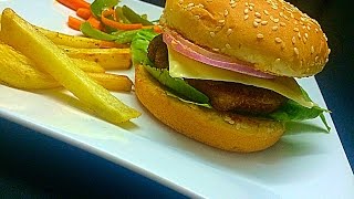 Chicken Burger Kerala Style ചിക്കൻ ബർഗർ Snack or main course [upl. by Weinberg]