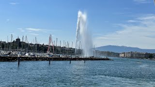 Croisière Sur Le Lac Léman  Lausanne  Genève Vaud Suisse 🇨🇭 [upl. by Baskett]