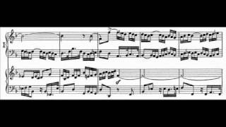 JS Bach  BWV 1080  19 Fuga a 2 claviere [upl. by Jorgan]