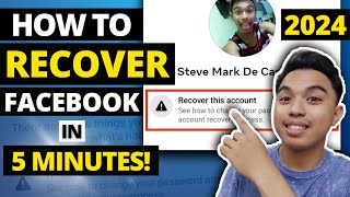 HOW TO RECOVER FACEBOOK ACCOUNT 2024 PAANO IRECOVER ANG NAHACK NA FACEBOOK ACCOUNT 2024 [upl. by Rome]