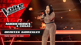 Denitza Gonzales – quotPara Darte Mi Vidaquot  Audiciones a Ciegas  The Voice Dominicana 2021 [upl. by Kat]