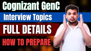 Cognizant GenC Interview Questions  How to Prepare for Cognizant GenC Interview  Cognizant Hiring [upl. by Auqenwahs]