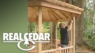 How to Build  GAZEBO Part 2  Realcedarcom [upl. by Elleoj]