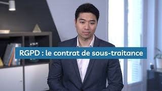 S02E02  RGPD  Comment rédiger un contrat de soustraitance [upl. by Miltie]