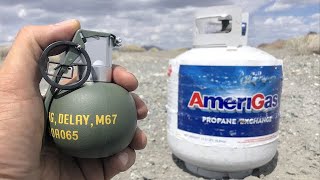 Grenade strapped to a Propane [upl. by Som610]