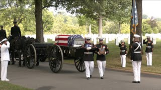 Military Funeral Honors for Sgt Maj John Canley [upl. by Atsirak]