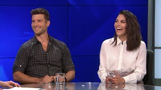 Parker Young amp Inbar Lavi on the Dark Comedy “Imposters” [upl. by Auqenet645]