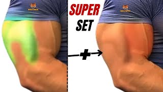 8 BICEPS amp TRICEPS SUPERSET WORKOUT AT GYM  Musculation triceps et biceps en superset [upl. by Santiago]