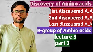 Discovery of amino acidslecture 5part 2NCERTbiology [upl. by Buehrer]