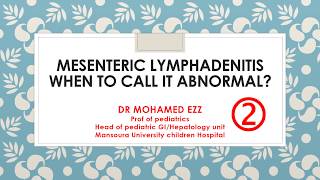 mesenteric lymphadenitis 1ry or 2ry part 2 [upl. by Noterb]