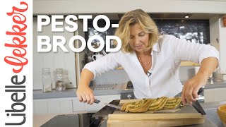 Ilse Kookt gevlochten pestobrood voor bij de aperitief [upl. by Angelia]