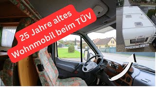 TÜV TÜV TÜV ggg 25 Jahre altes LMC Wohnmobil beim TÜV [upl. by Lynnelle900]