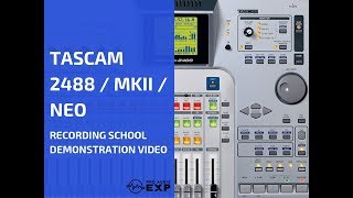 Tascam 2488 Recording School Demonstration Video DVD Help [upl. by Anilek]