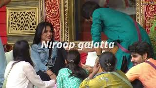 ramyapandiyan getting fracture during task  niroop helping ramya [upl. by Einafpets]