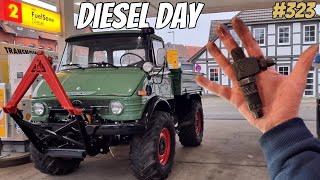 Diesel Day am Unimog und Rüdiger dem Deutz  Herzblatt an der Düse  Layla liegt brach vlog 323 [upl. by Stacee]