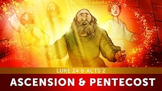 Pentecost for Kids Ascension of Jesus  Luke 24 amp Acts 2 Bible Story for Kids Sharefaith Kids [upl. by Gaven]