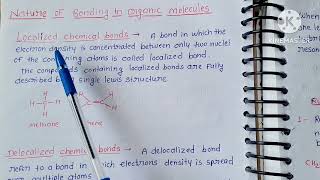 MSc first sem  Localised and delocalised chemical bonding [upl. by Ryhpez]