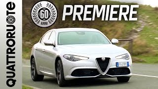 Nuova Alfa Romeo Giulia Veloce il test drive di Quattroruote  Exclusive Premiere [upl. by Reffotsirhc]