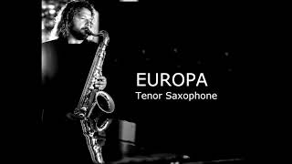 EUROPA Carlos Santana  Tenor saxophone solo [upl. by Nahpos]