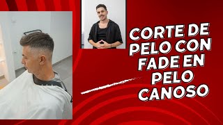 CORTE DE CABELLO EN PELO CANOSO fade cortedepelo canas [upl. by Salzhauer]