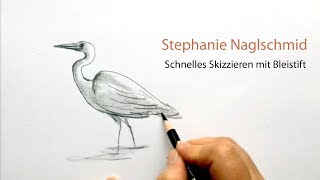 Urban Sketching  Schnelle Bleistiftskizze [upl. by Kind]