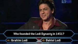 KBC 3  Hilarious Contestant wid Shahrukh Khan subtitles [upl. by Puritan976]