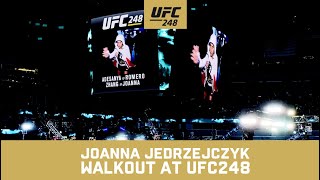 JOANNA JEDRZEJCZYK WALKOUT UFC248 [upl. by Grof]