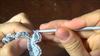 piastrella alluncinetto con fiore in rilievo tutorial parte 2 [upl. by Howard]