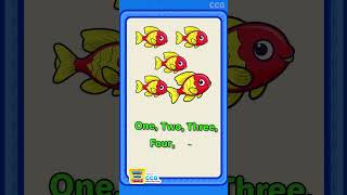 Number 5🐟🐟🐟  Tracing amp Counting for Kids Fun Learning Shorts [upl. by Schnurr256]