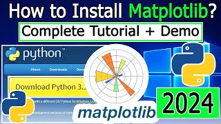 How to Install Matplotlib on Windows 1011  2024 Update  in Python 3122 [upl. by Ettennal]