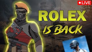 LGC ROLEX YT IS BACK🔥  lgcrolex customsrooms gaming pubgmobile [upl. by Adnilrem]