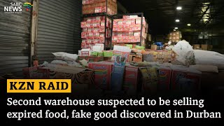 Second warehouse suspected to be selling expired food fake good discovered in Durban [upl. by Koziarz215]