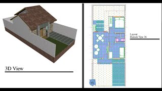 TUTORIAL RUMAH TIPE 36 DGN ARCHICAD V15 SESI 1 [upl. by Simpkins123]