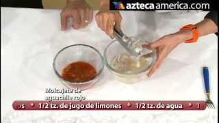 Camarones en aguachile rojo  Receta [upl. by Thompson801]