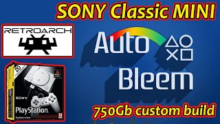 Sony PS Classic  Autobleem RetroArch and OpenBOR 750Gb custom build [upl. by Guod577]