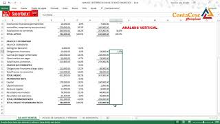 Métodos de Análisis Vertical y Horizontal Interpretación  Estados Financieros  Francesc Silva [upl. by Moriah794]